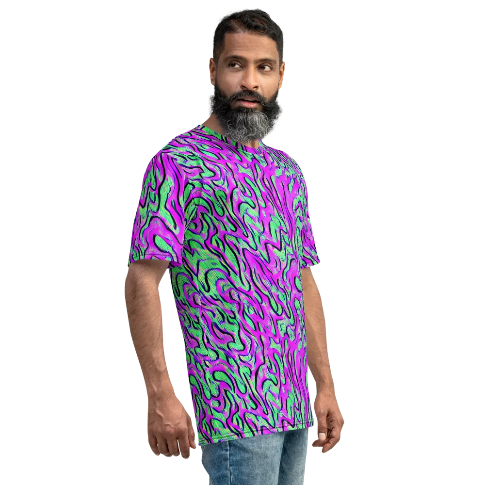 Vito's Pulse on Men's Crew Neck T-Shirt — Right