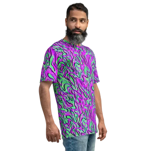 Vito's Pulse on a Men's Crew Neck T-Shirt