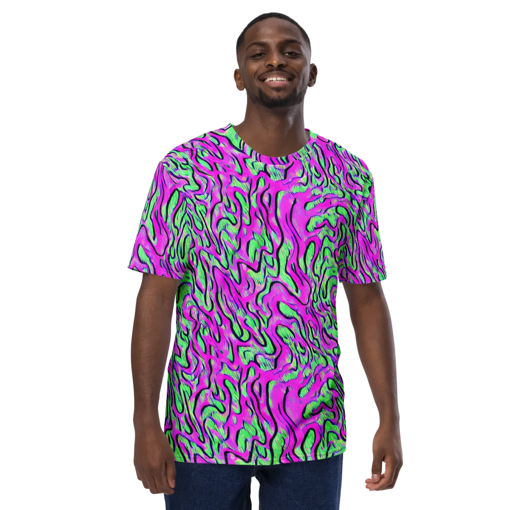 Vito's Pulse on Men's Crew Neck T-Shirt — Front