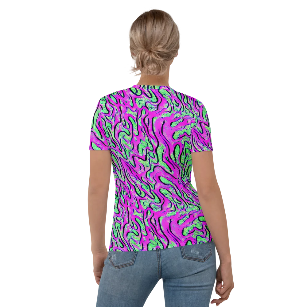 Vito's Pulse on Women's Crew Neck T-Shirt — Back