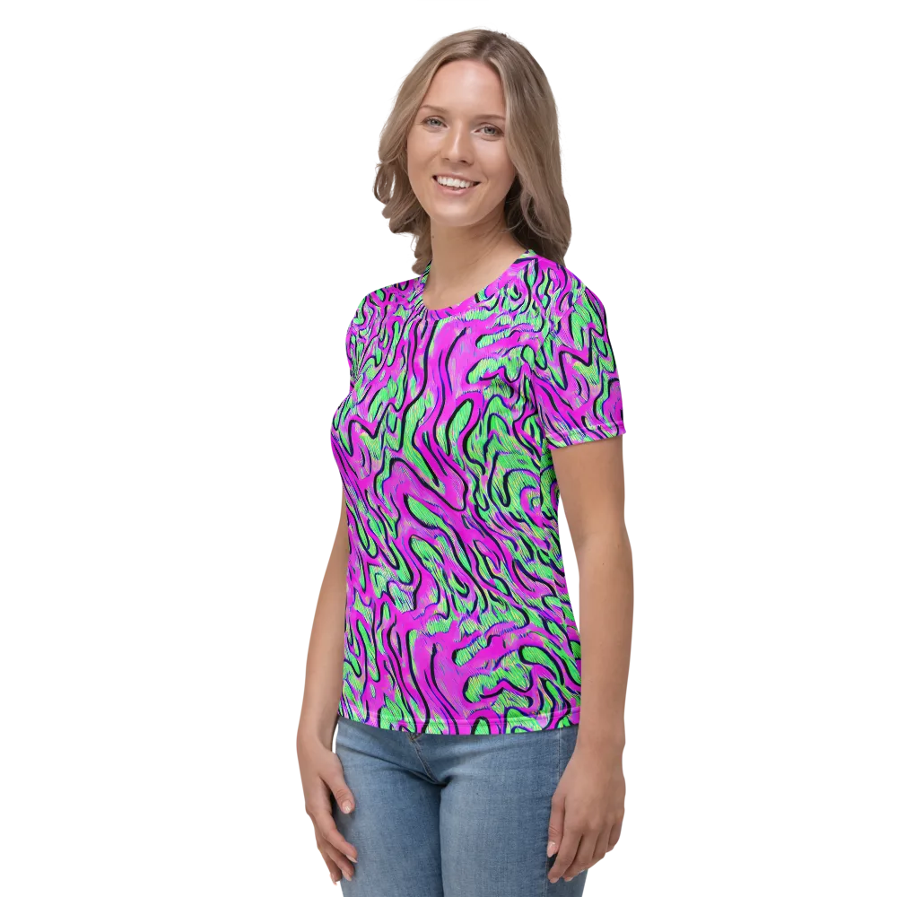 Vito's Pulse on Women's Crew Neck T-Shirt — Left