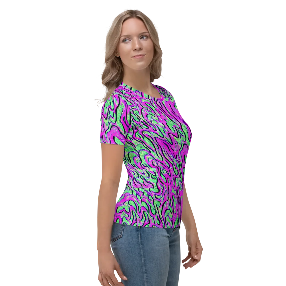 Vito's Pulse on Women's Crew Neck T-Shirt — Right