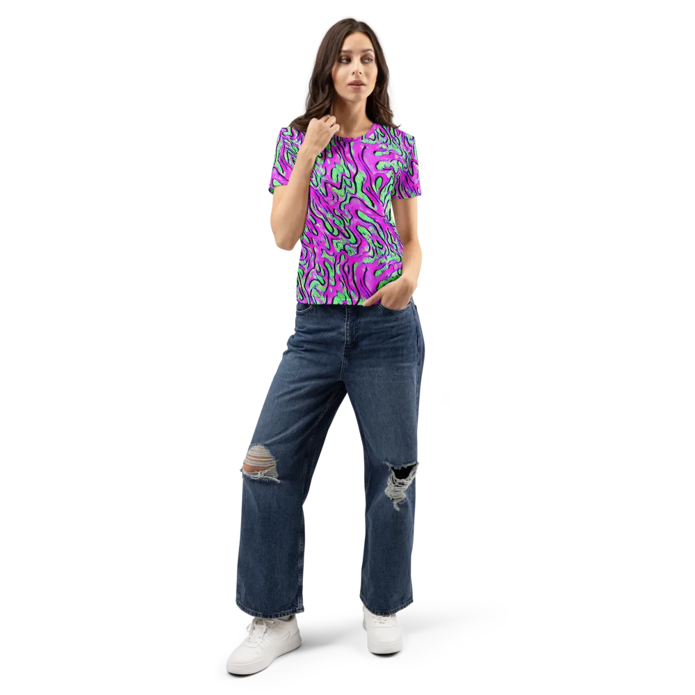 Vito's Pulse on Women's Crew Neck T-Shirt — Front