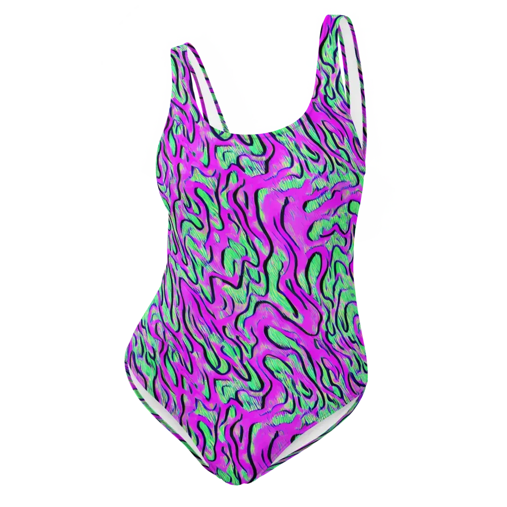 Vito's Pulse on One-Piece Swimsuit — Front
