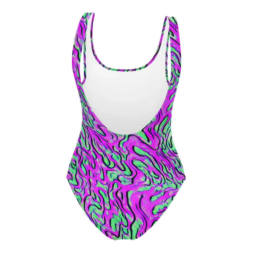 Vito's Pulse on One-Piece Swimsuit — Back