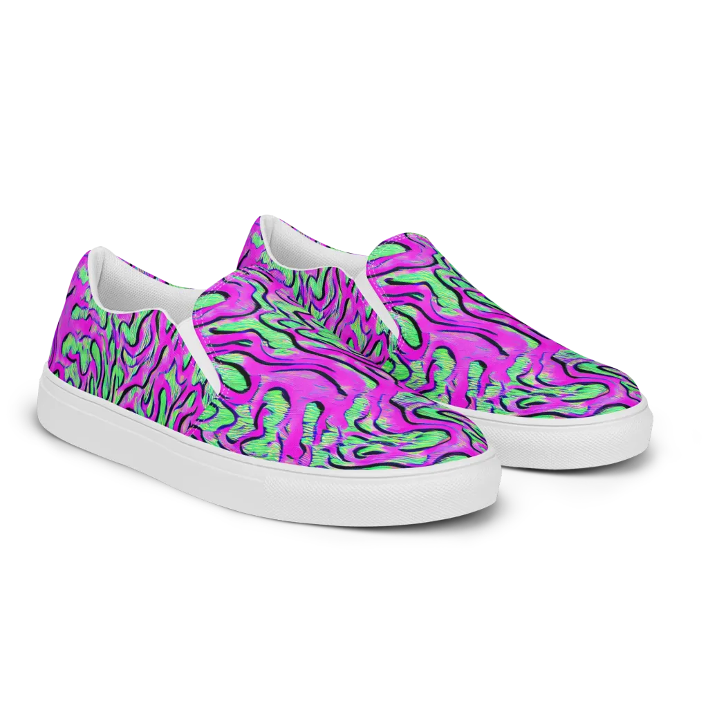 Vito's Pulse on Women's Slip-On Canvas Shoes — Right Front