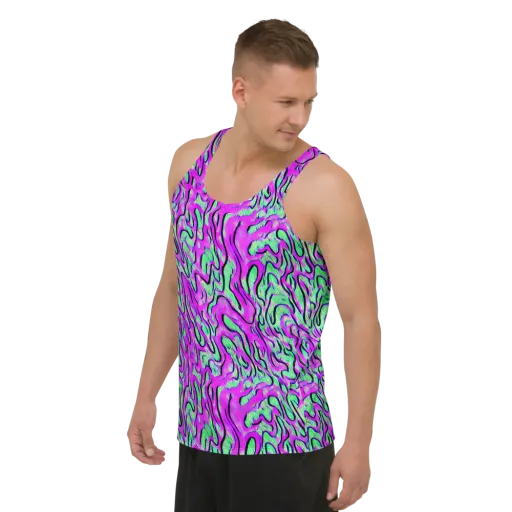 Vito's Pulse on a Men's Tank Top