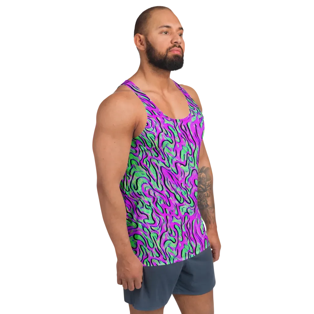 Vito's Pulse on Men's Tank Top — Right Front