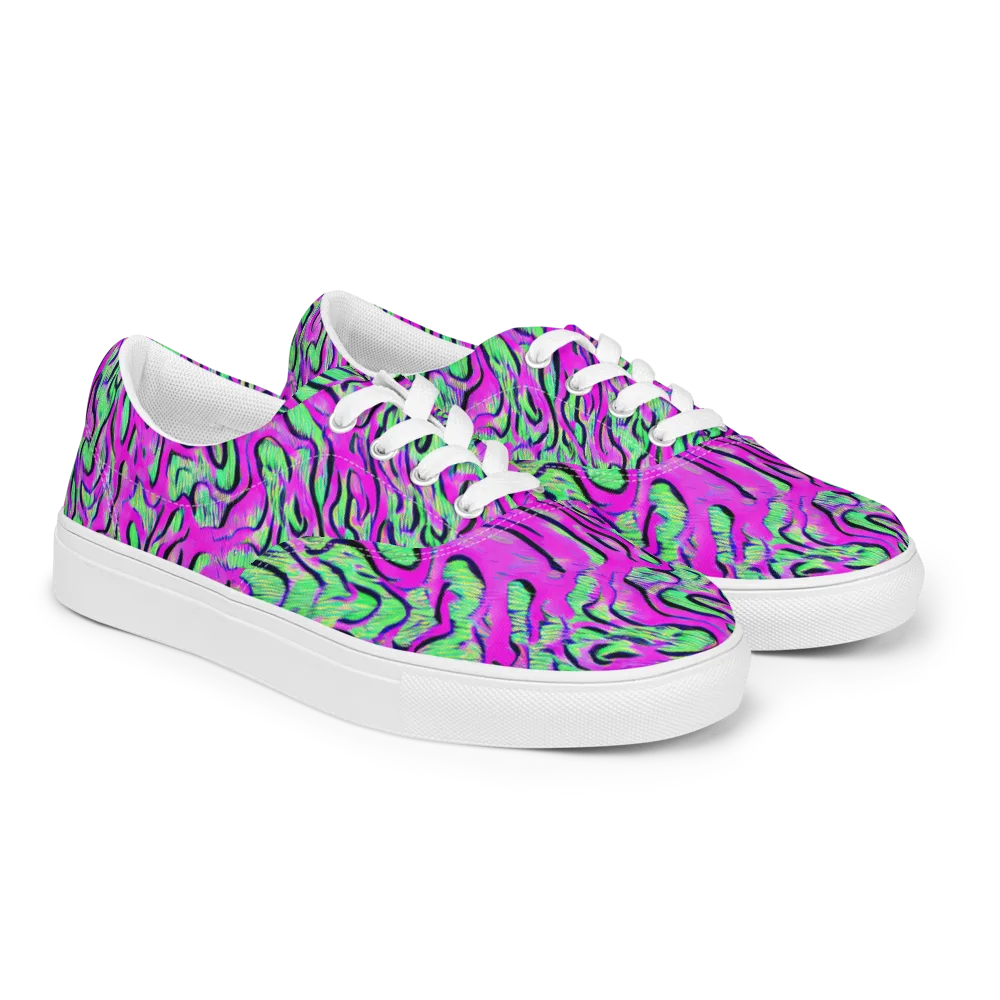 Vito's Pulse on Men's Lace-Up Canvas Shoes — Right Front