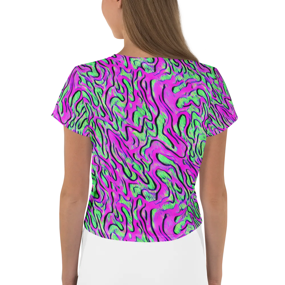 Vito's Pulse on Crop Tee — Back