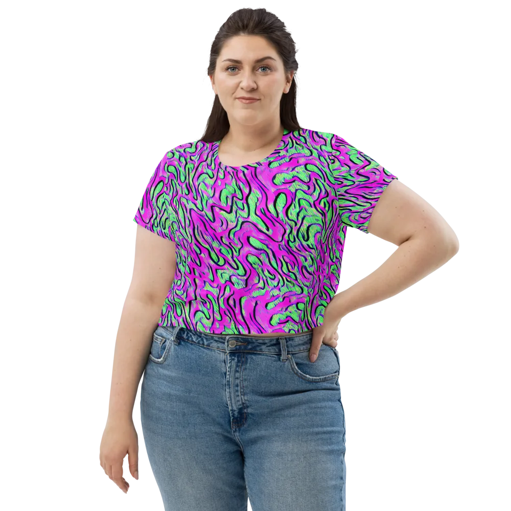 Vito's Pulse on Crop Tee — Front