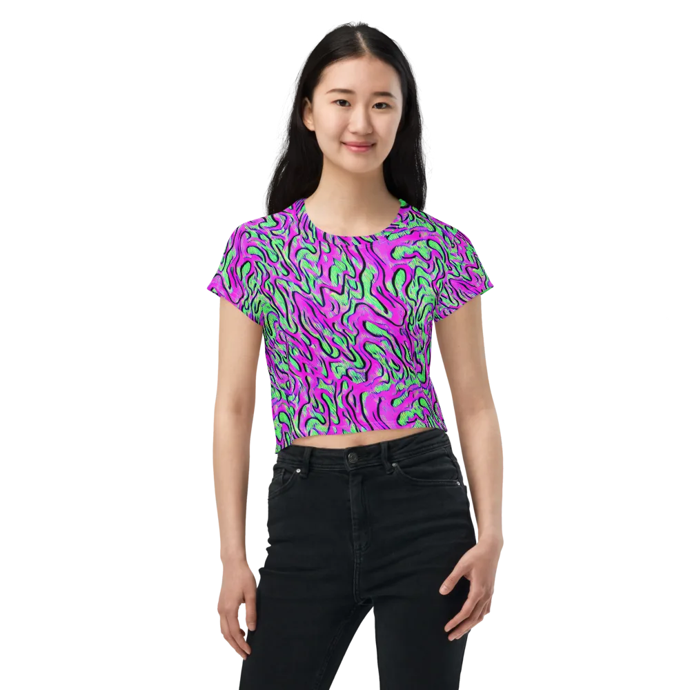 Vito's Pulse on Crop Tee — Front