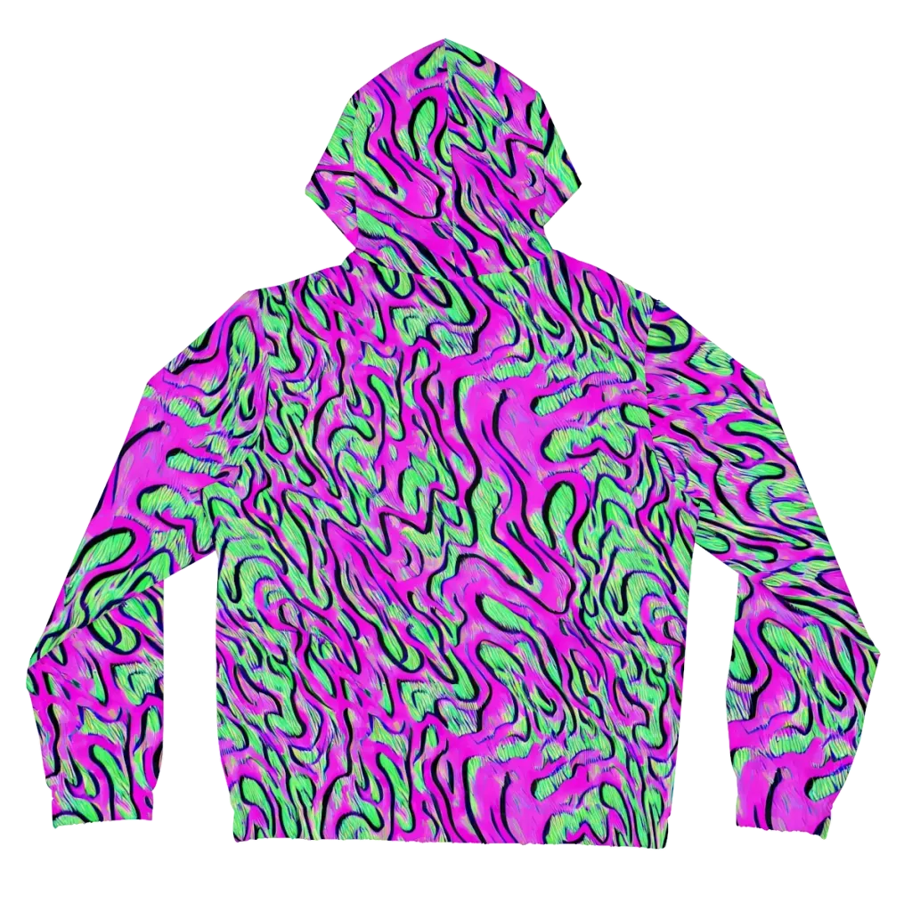 Vito's Pulse on Women's Full-Zip Hoodie — Back