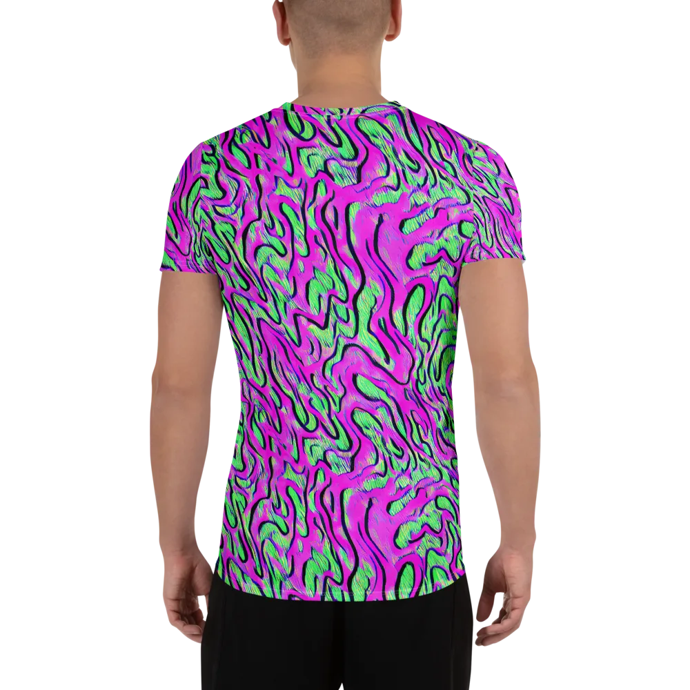 Vito's Pulse on Men's Athletic T-Shirt — Back