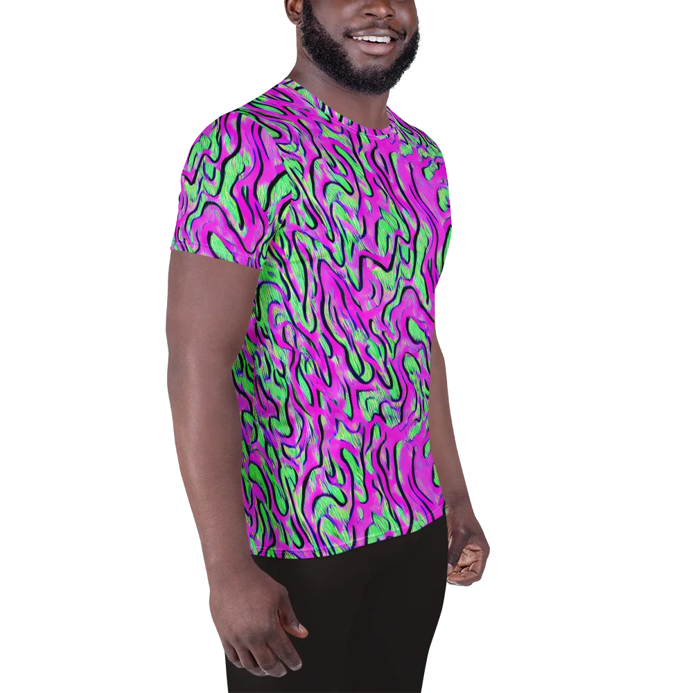 Vito's Pulse on Men's Athletic T-Shirt — Right