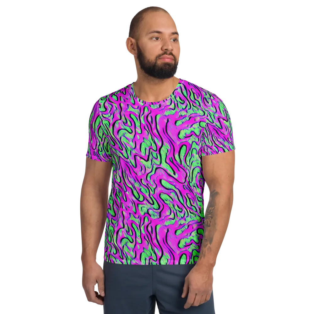Vito's Pulse on Men's Athletic T-Shirt — Front