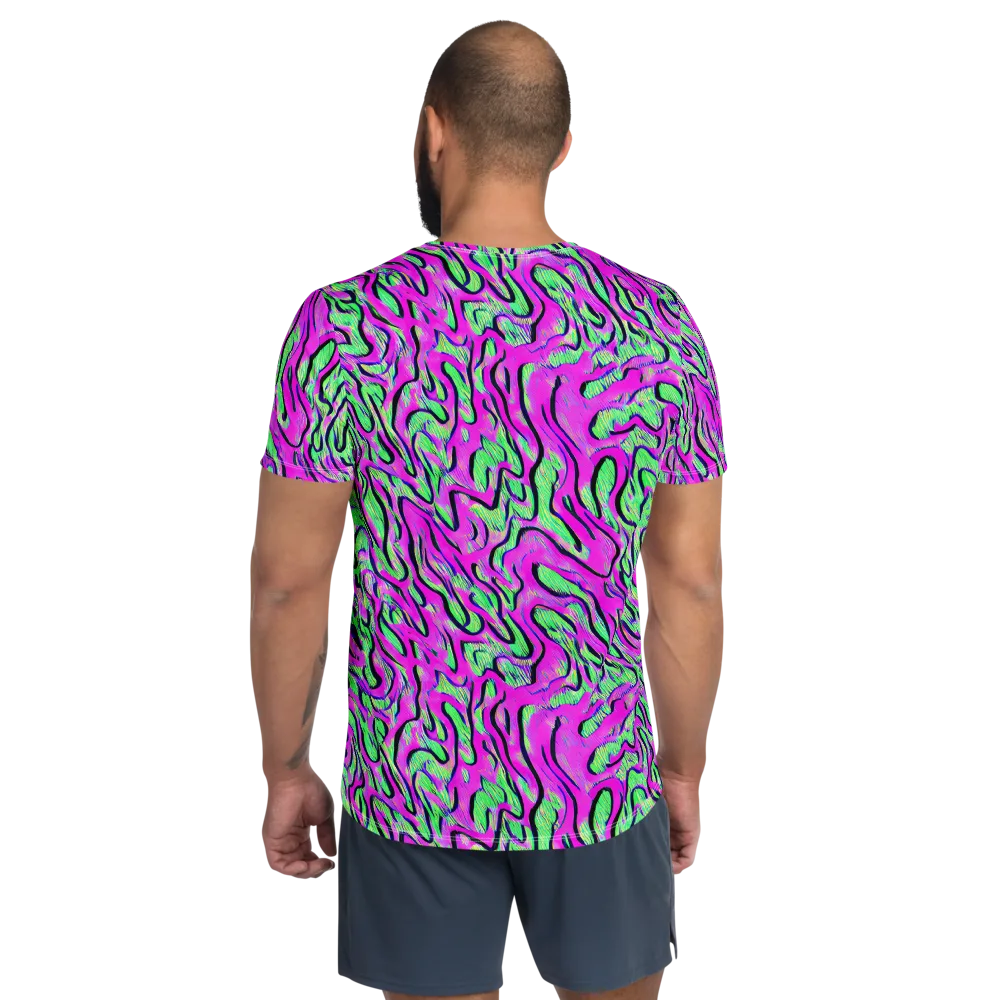 Vito's Pulse on Men's Athletic T-Shirt — Back