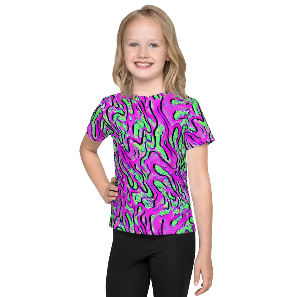 Vito's Pulse on Kids Crew Neck T-Shirt — Front