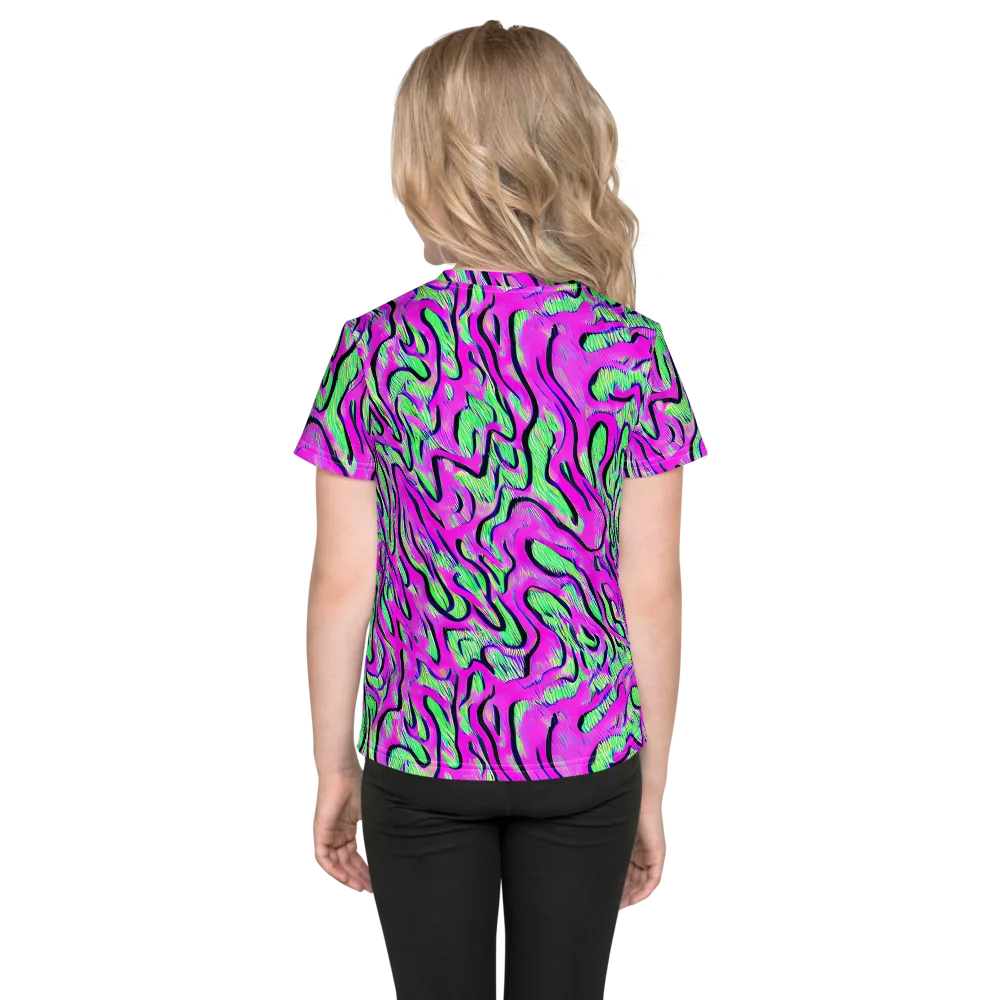 Vito's Pulse on Kids Crew Neck T-Shirt — Back