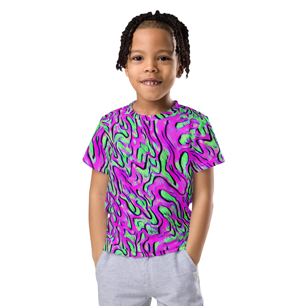 Vito's Pulse on Kids Crew Neck T-Shirt — Front