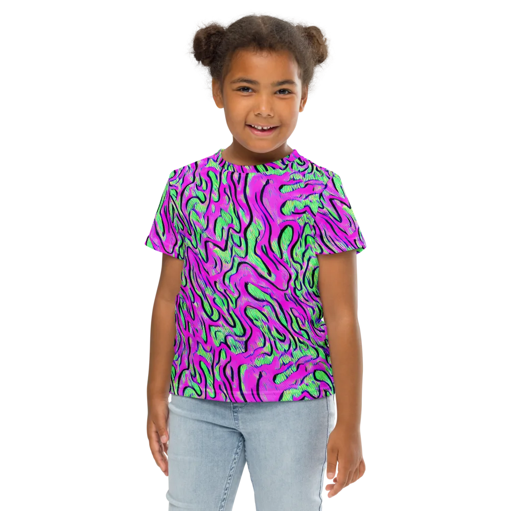 Vito's Pulse on Kids Crew Neck T-Shirt — Front
