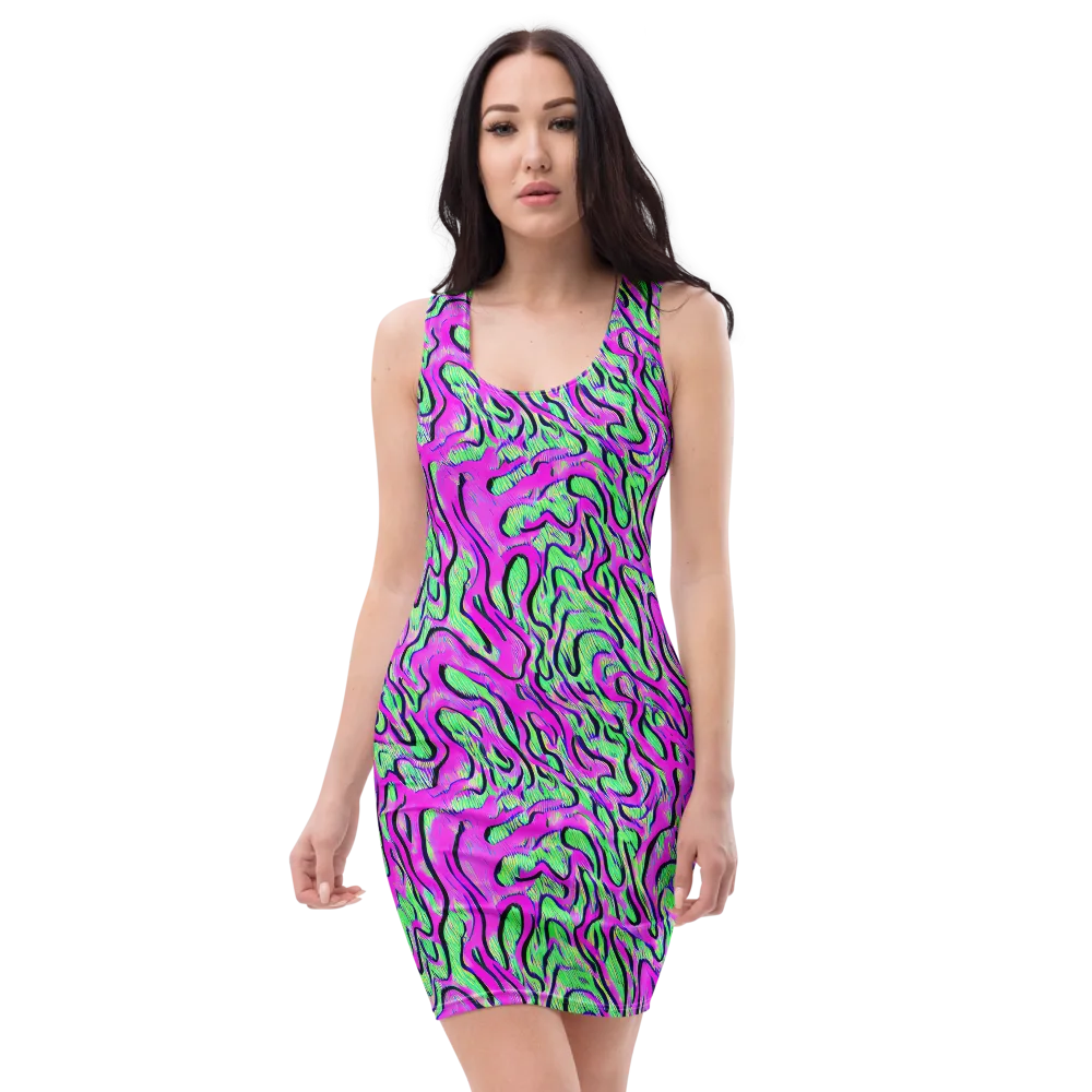 Vito's Pulse on Bodycon Dress — Front