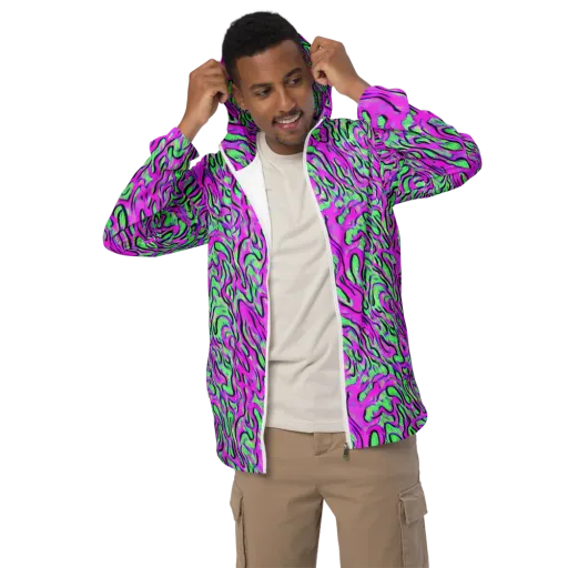 Vito's Pulse on a Men's Windbreaker
