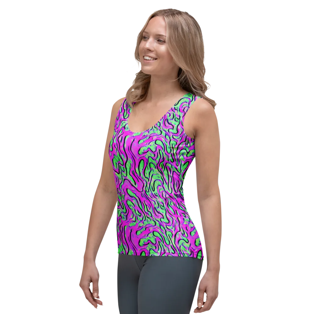 Vito's Pulse on Women's Tank Top — Left Front
