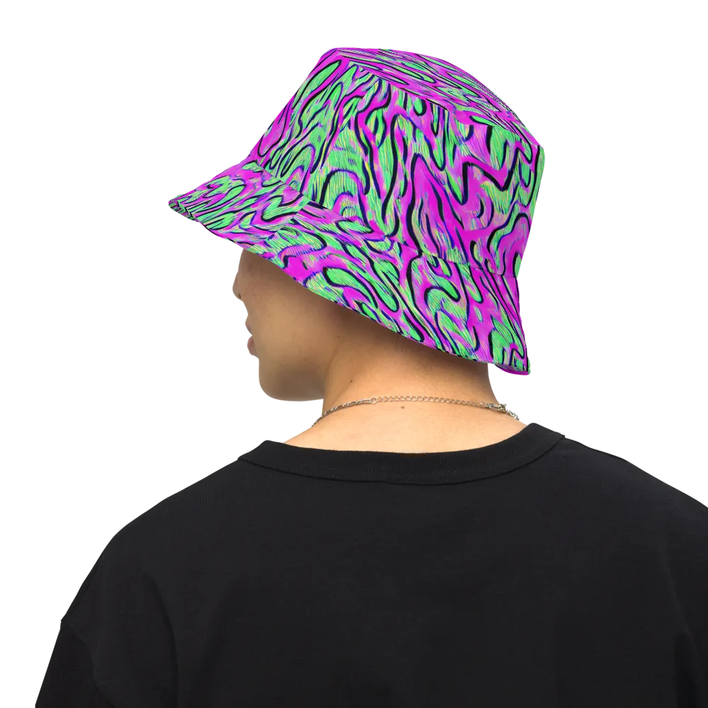 Vito's Pulse on Reversible Bucket Hat — Back Inside