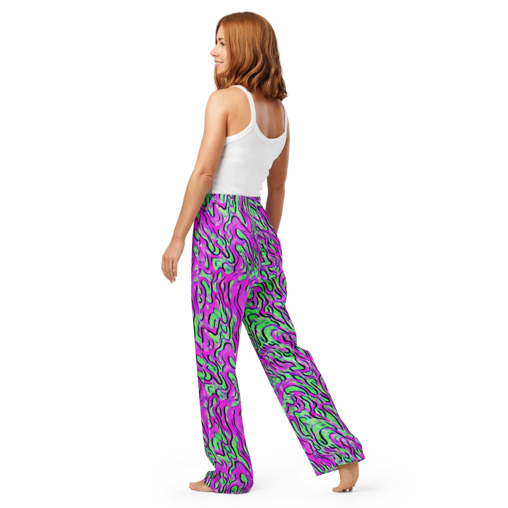 Vito's Pulse on Women's Pajama Pants — Back