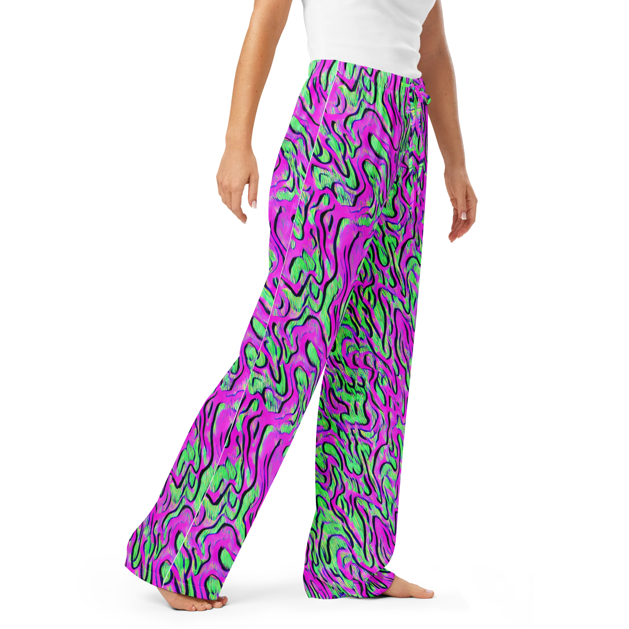 Vito's Pulse on Women's Pajama Pants — Right Front