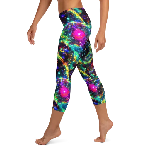 Blythe Nebula on a Capri Leggings