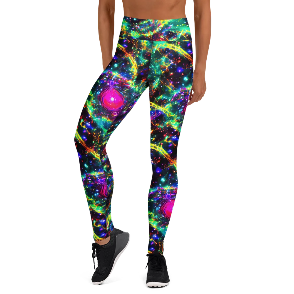 Blythe Nebula on Yoga Leggings — Front