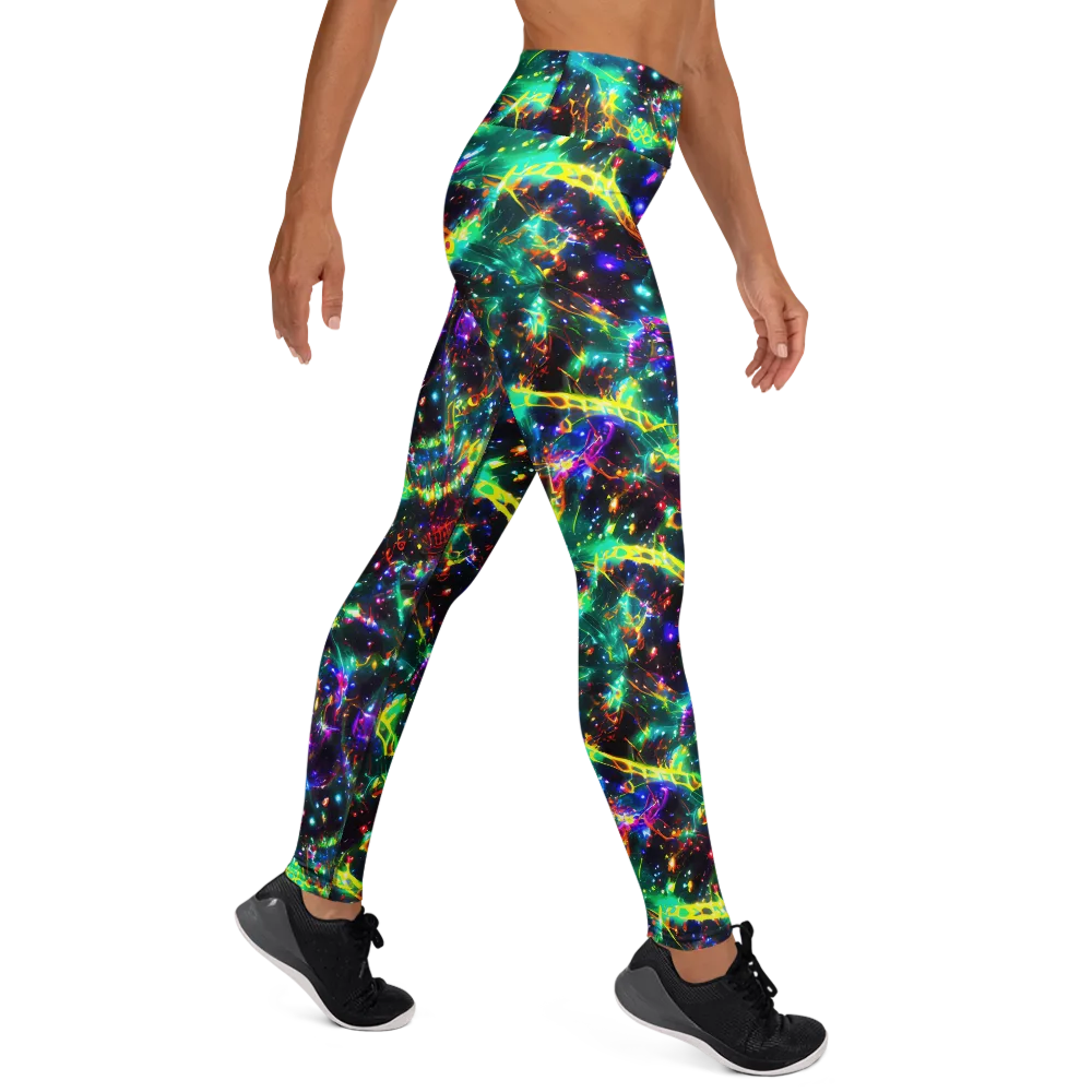 Blythe Nebula on Yoga Leggings — Right