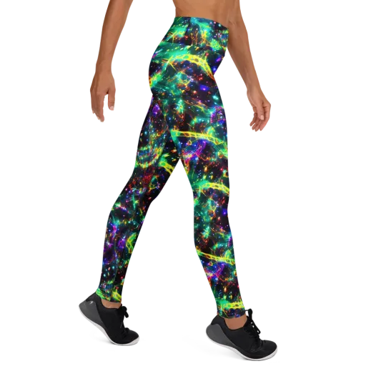 Blythe Nebula on a Yoga Leggings