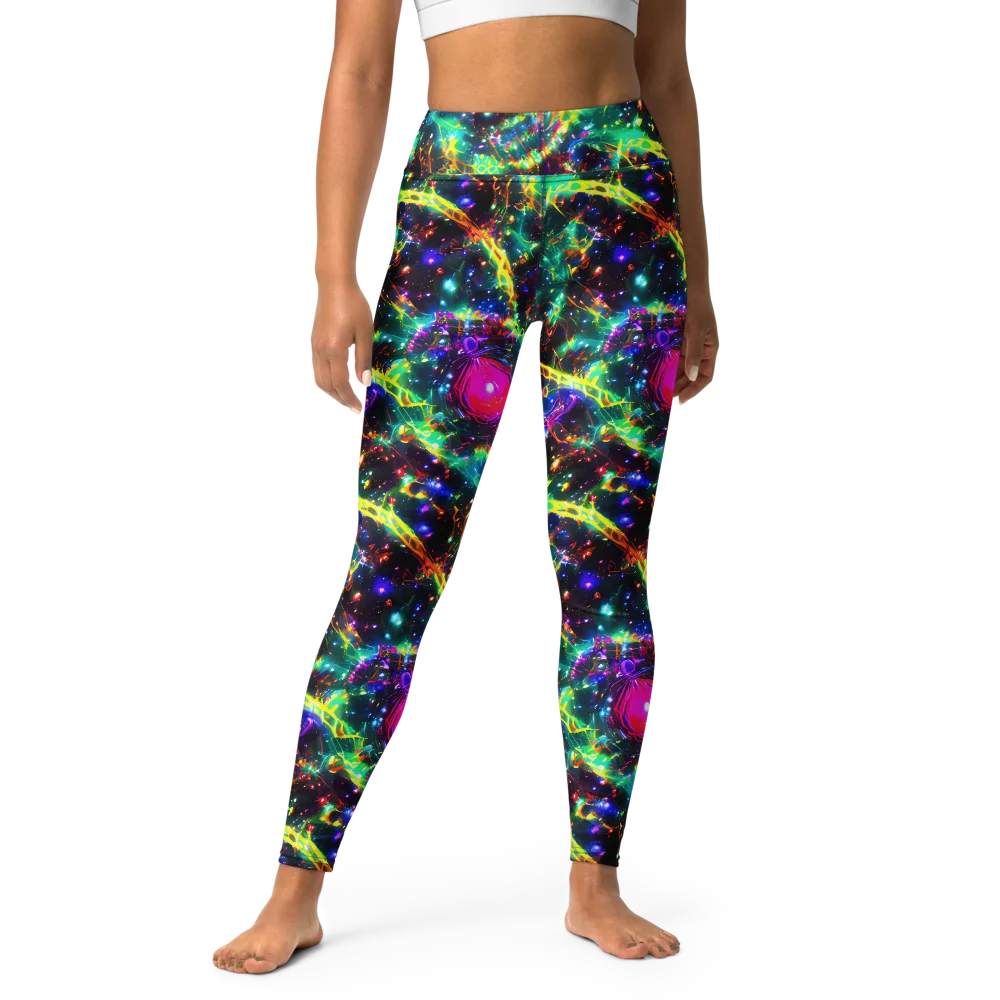 Blythe Nebula on Yoga Leggings — Front