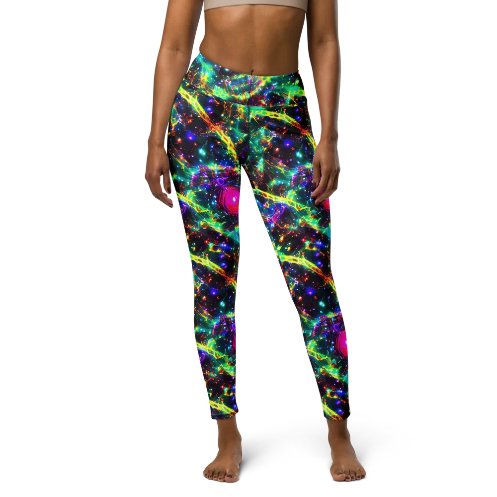 Blythe Nebula on Yoga Leggings — Front