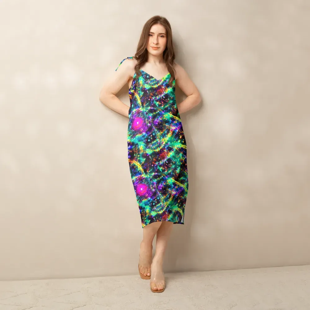 Blythe Nebula on Slip Dress — Front
