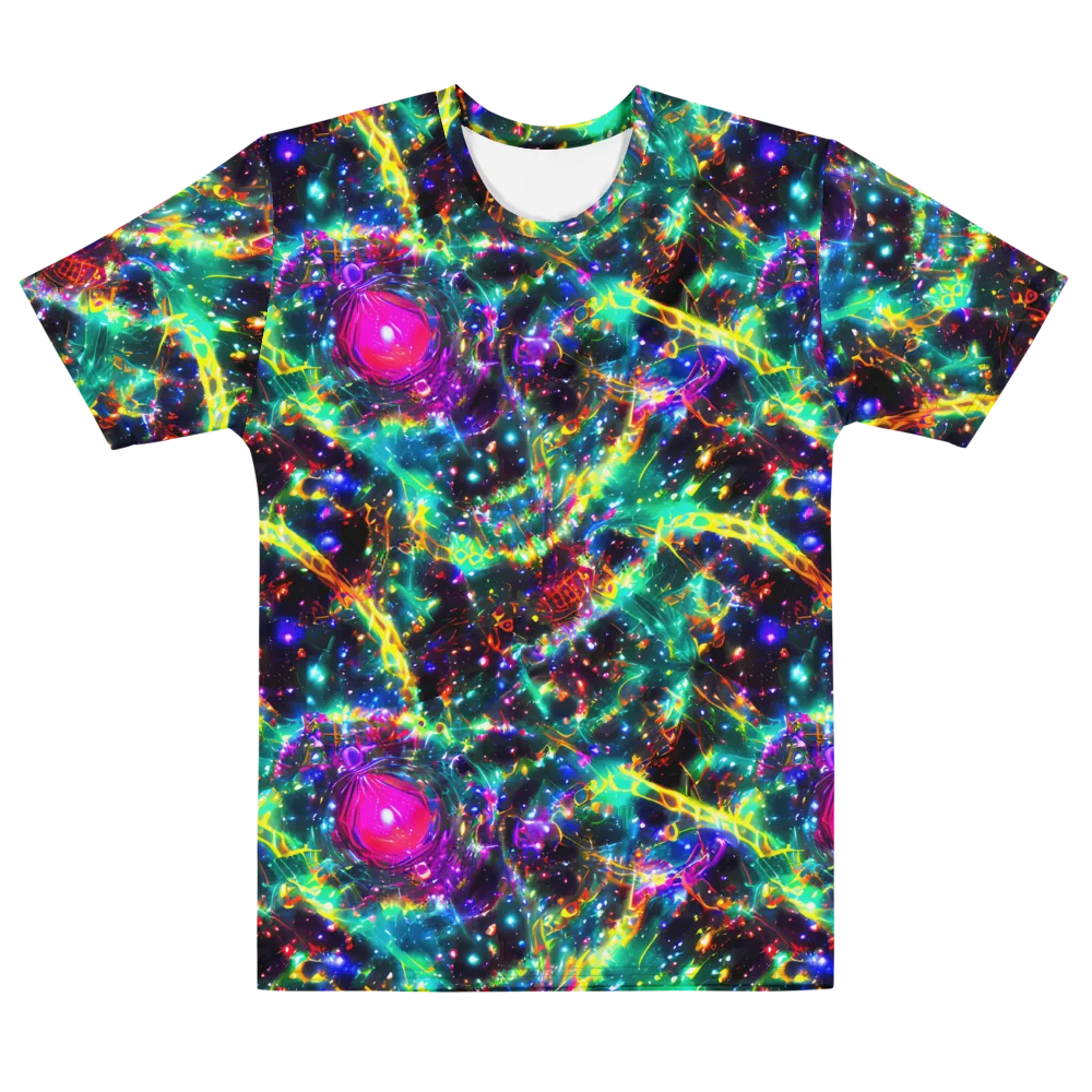 Blythe Nebula on Men's Cotton Crew Neck T-Shirt — Front