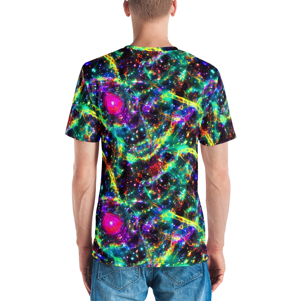 Blythe Nebula on Men's Crew Neck T-Shirt — Back