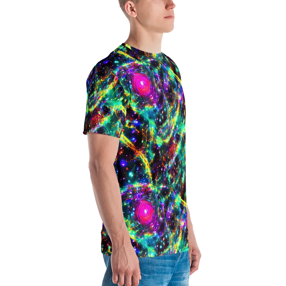 Blythe Nebula on Men's Crew Neck T-Shirt — Right