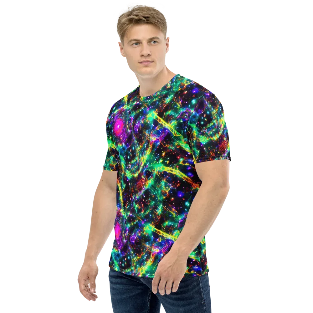 Blythe Nebula on Men's Crew Neck T-Shirt — Left