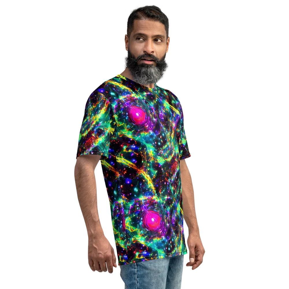 Blythe Nebula on Men's Crew Neck T-Shirt — Right