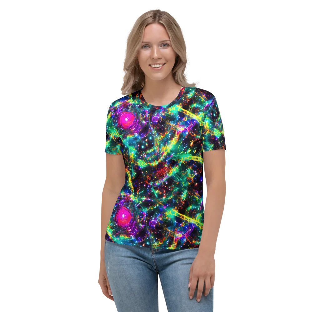 Blythe Nebula on Women's Crew Neck T-Shirt — Front