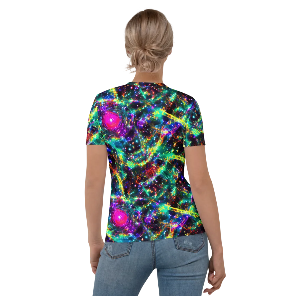 Blythe Nebula on Women's Crew Neck T-Shirt — Back