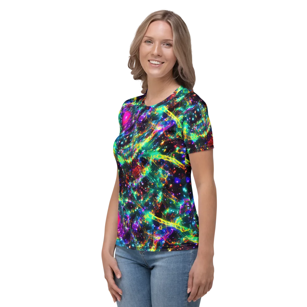 Blythe Nebula on Women's Crew Neck T-Shirt — Left