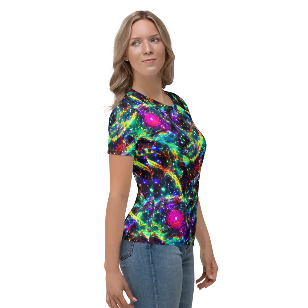 Blythe Nebula on Women's Crew Neck T-Shirt — Right