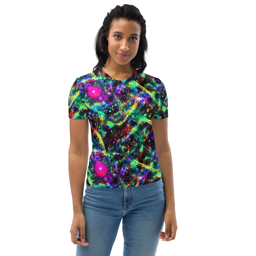 Blythe Nebula on Women's Crew Neck T-Shirt — Front