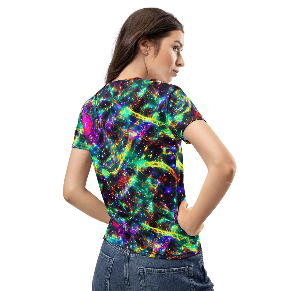 Blythe Nebula on Women's Crew Neck T-Shirt — Back