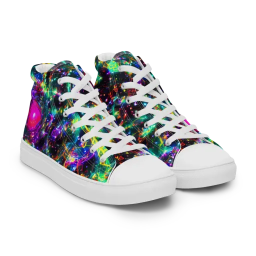 Blythe Nebula on a Women's High Top Canvas Shoes